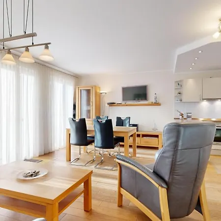 Strandnahe Mit 2 Schlafzimmern Und Terrasse, Residenz Margarete, Apartment