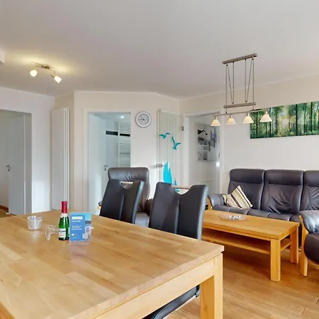 Strandnahe Mit 2 Schlafzimmern Und Terrasse, Residenz Margarete, 宾茨