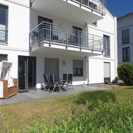 公寓 Strandnahe Mit 2 Schlafzimmern Und Terrasse, Residenz Margarete, 宾茨