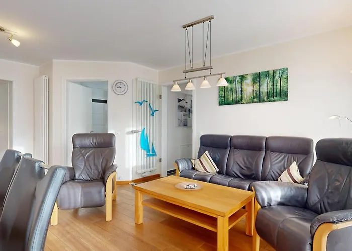 Strandnahe Mit 2 Schlafzimmern Und Terrasse, Residenz Margarete, Lejlighed Binz